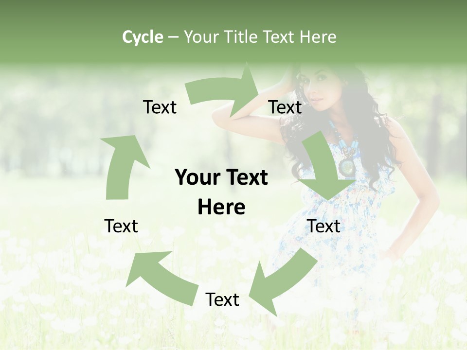 Natural Youth Grass PowerPoint Template