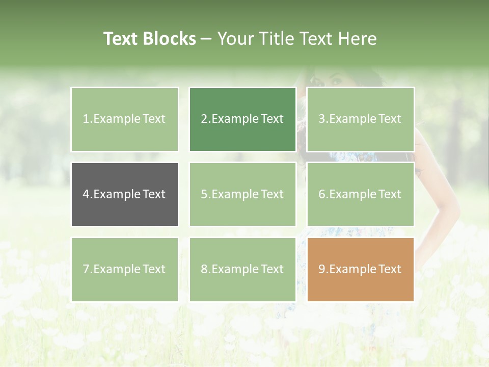 Natural Youth Grass PowerPoint Template