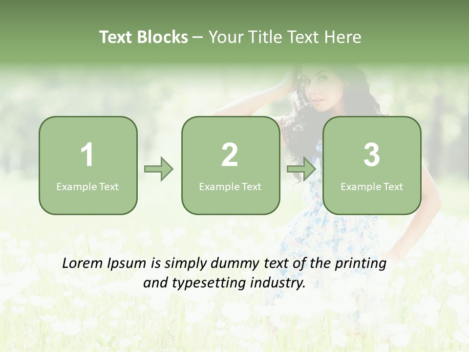 Natural Youth Grass PowerPoint Template