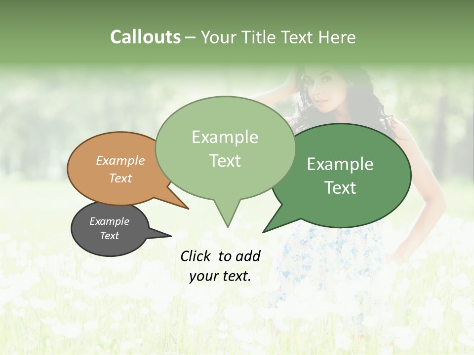 Natural Youth Grass PowerPoint Template