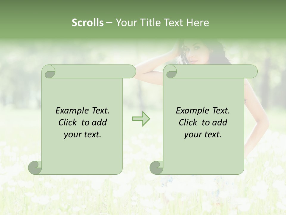 Natural Youth Grass PowerPoint Template