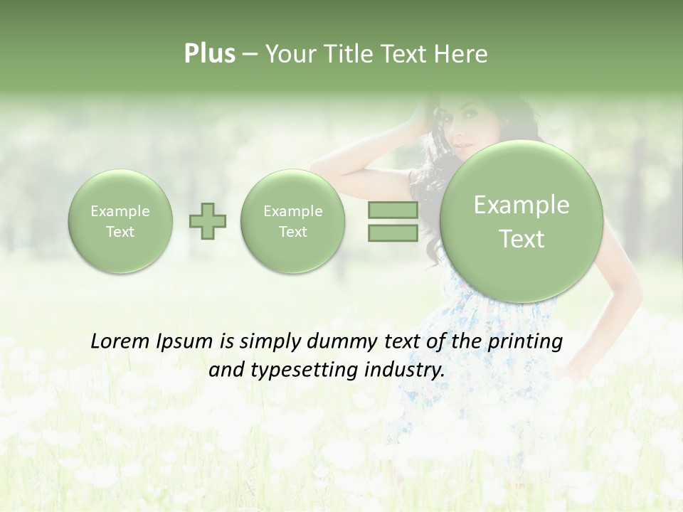 Natural Youth Grass PowerPoint Template