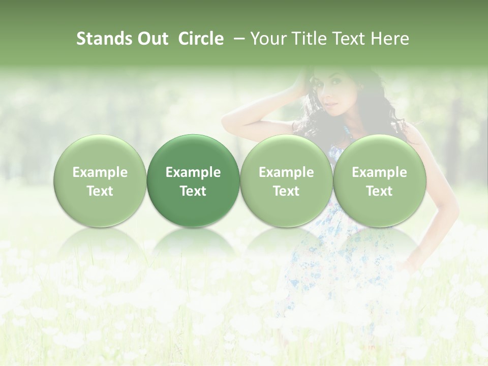 Natural Youth Grass PowerPoint Template