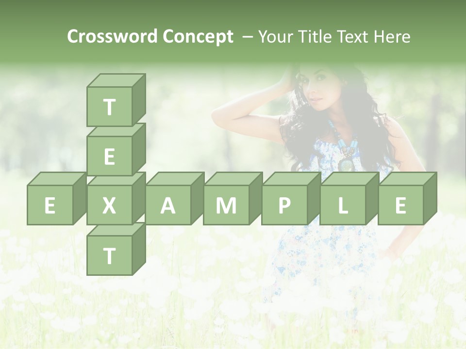 Natural Youth Grass PowerPoint Template