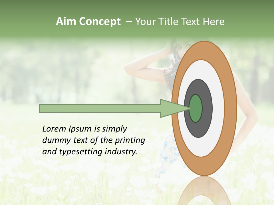 Natural Youth Grass PowerPoint Template