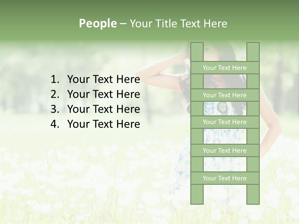 Natural Youth Grass PowerPoint Template