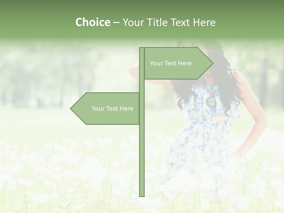 Natural Youth Grass PowerPoint Template