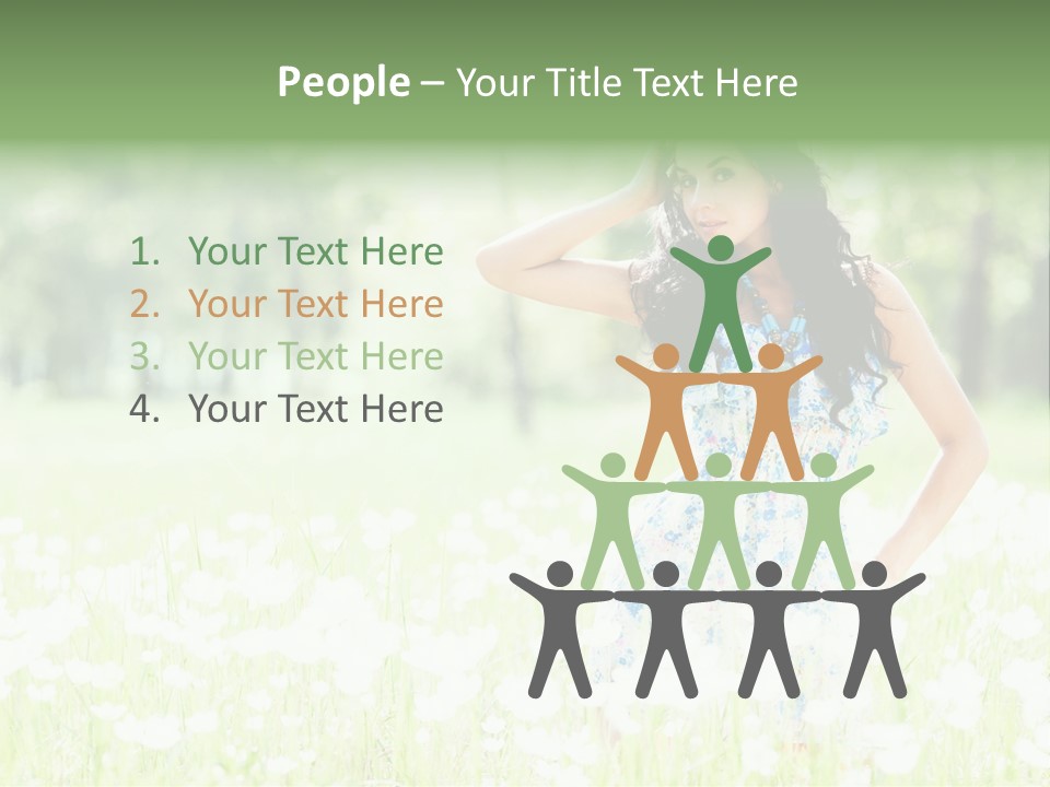 Natural Youth Grass PowerPoint Template