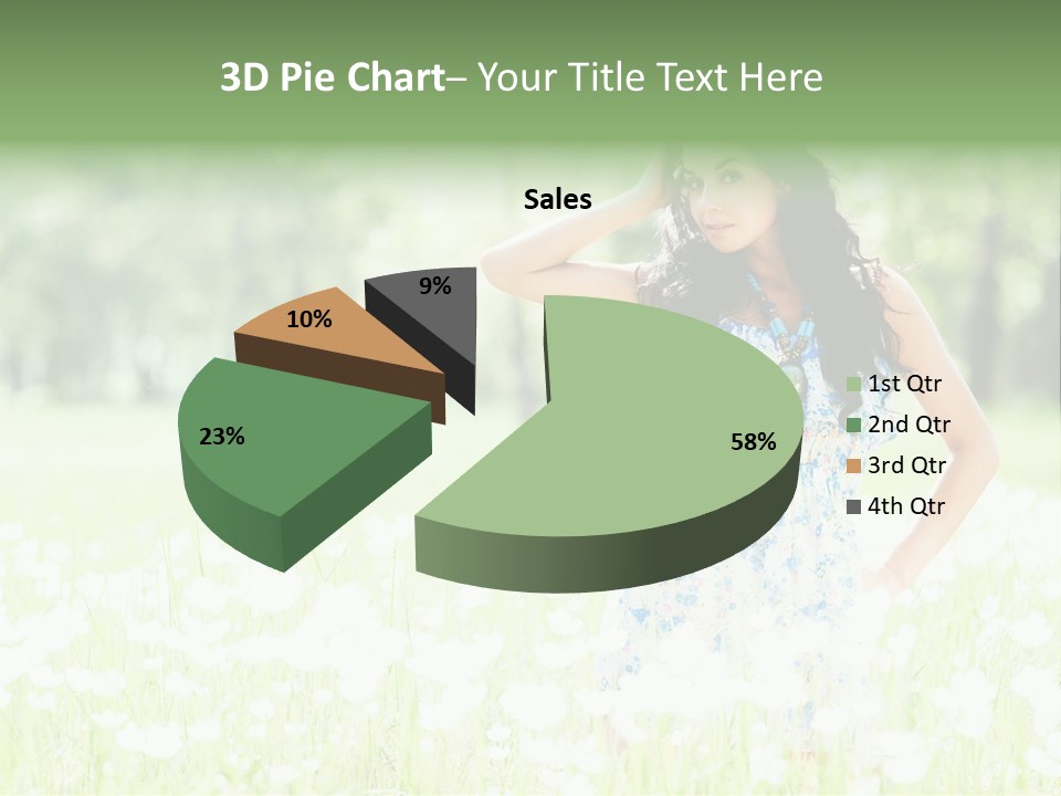 Natural Youth Grass PowerPoint Template