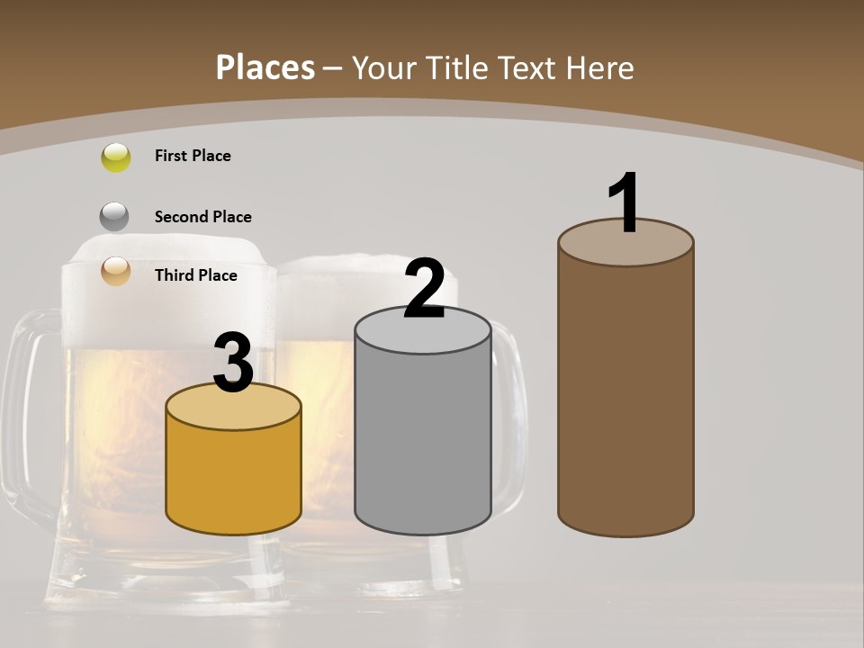 Foam Close Jug PowerPoint Template
