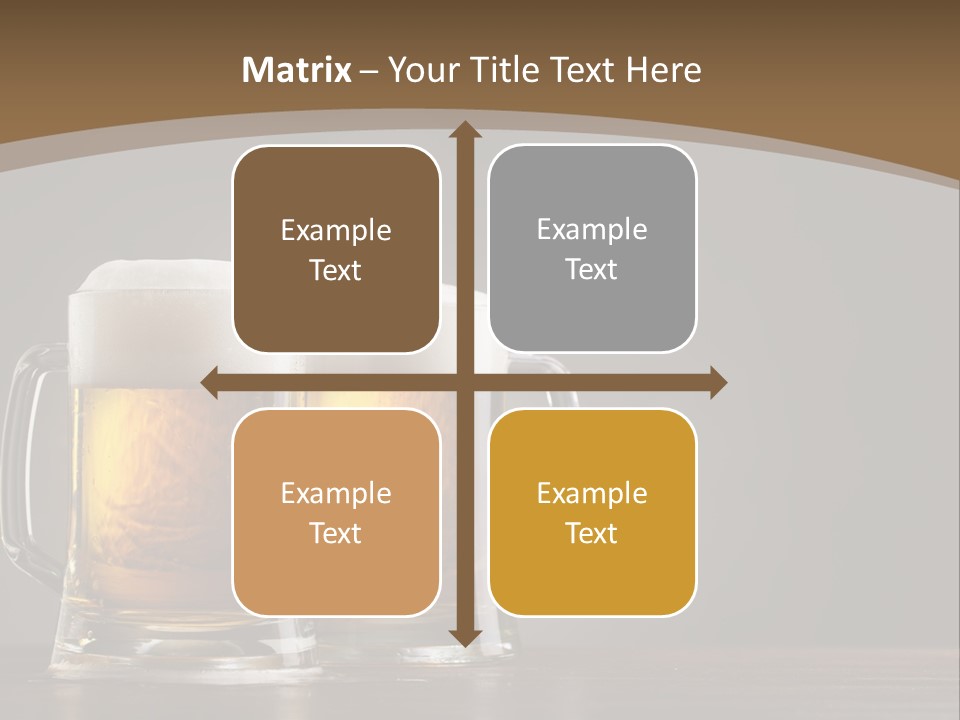 Foam Close Jug PowerPoint Template