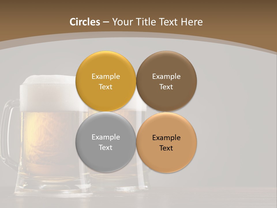 Foam Close Jug PowerPoint Template