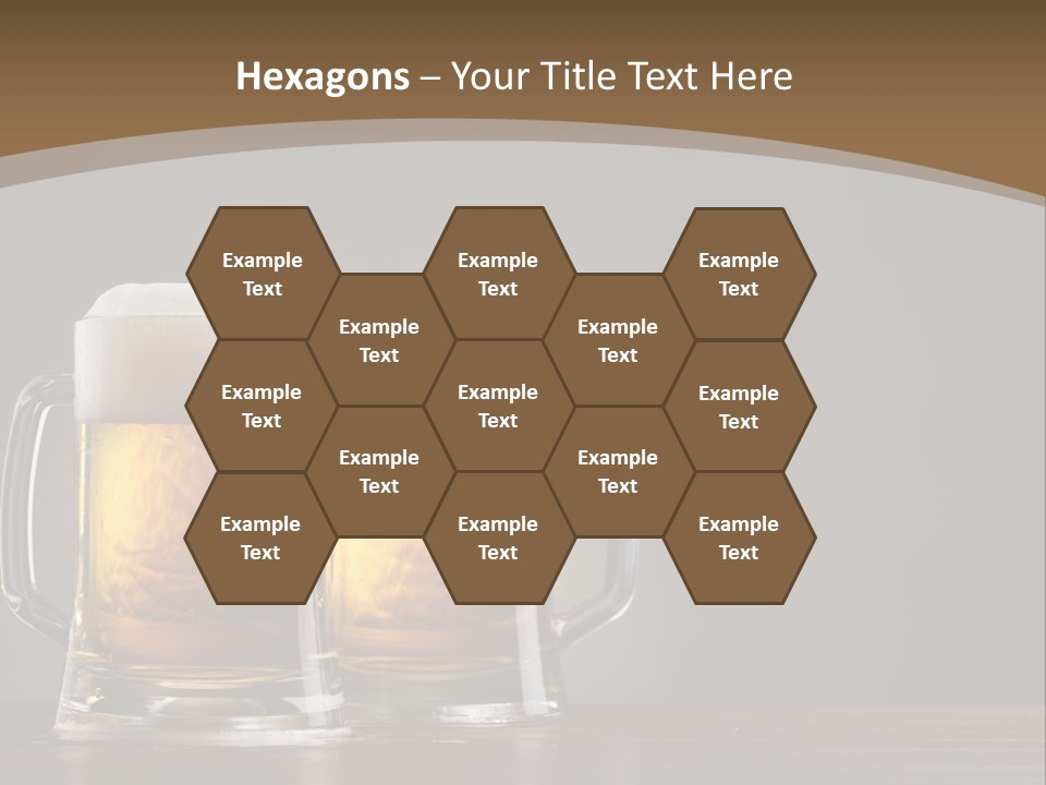 Foam Close Jug PowerPoint Template