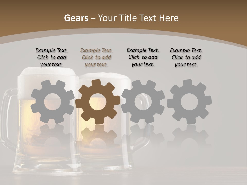 Foam Close Jug PowerPoint Template