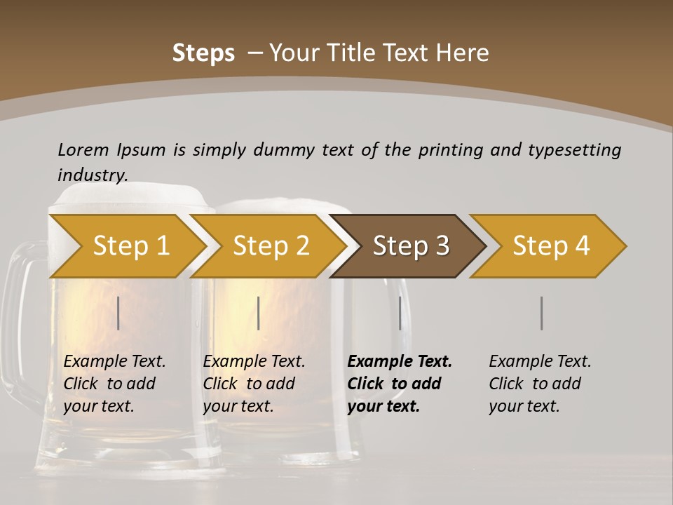 Foam Close Jug PowerPoint Template