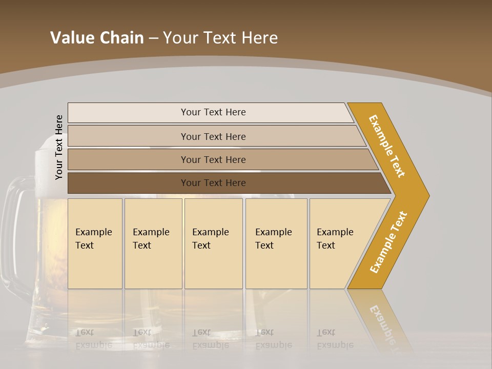 Foam Close Jug PowerPoint Template