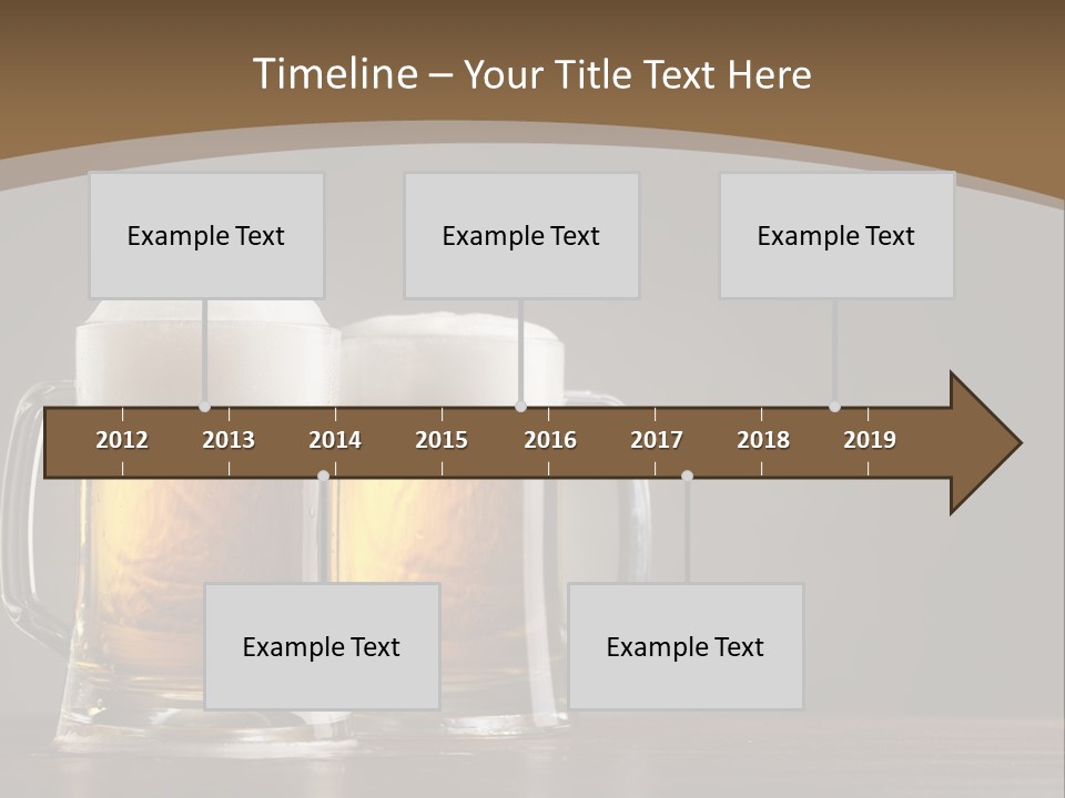 Foam Close Jug PowerPoint Template