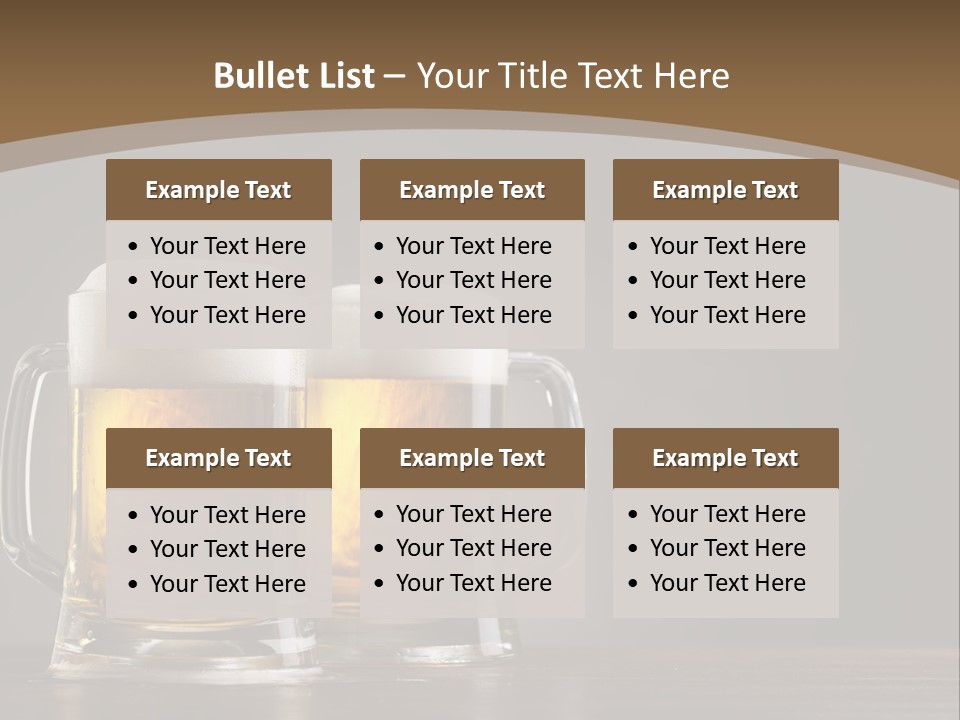 Foam Close Jug PowerPoint Template