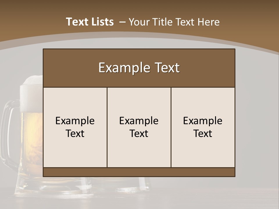 Foam Close Jug PowerPoint Template
