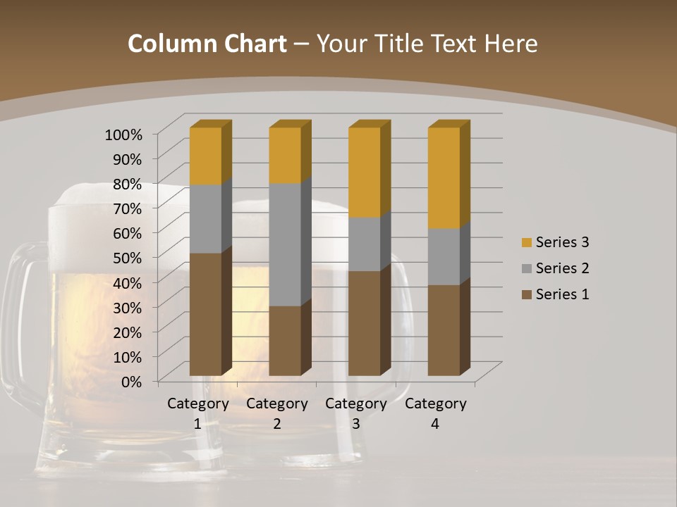 Foam Close Jug PowerPoint Template