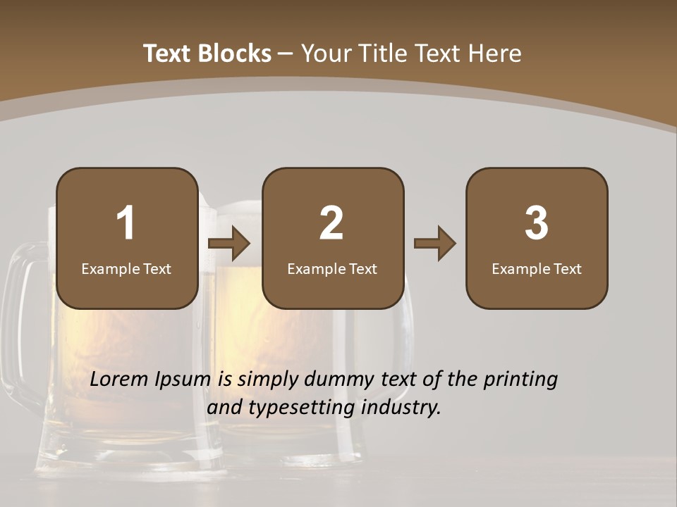 Foam Close Jug PowerPoint Template