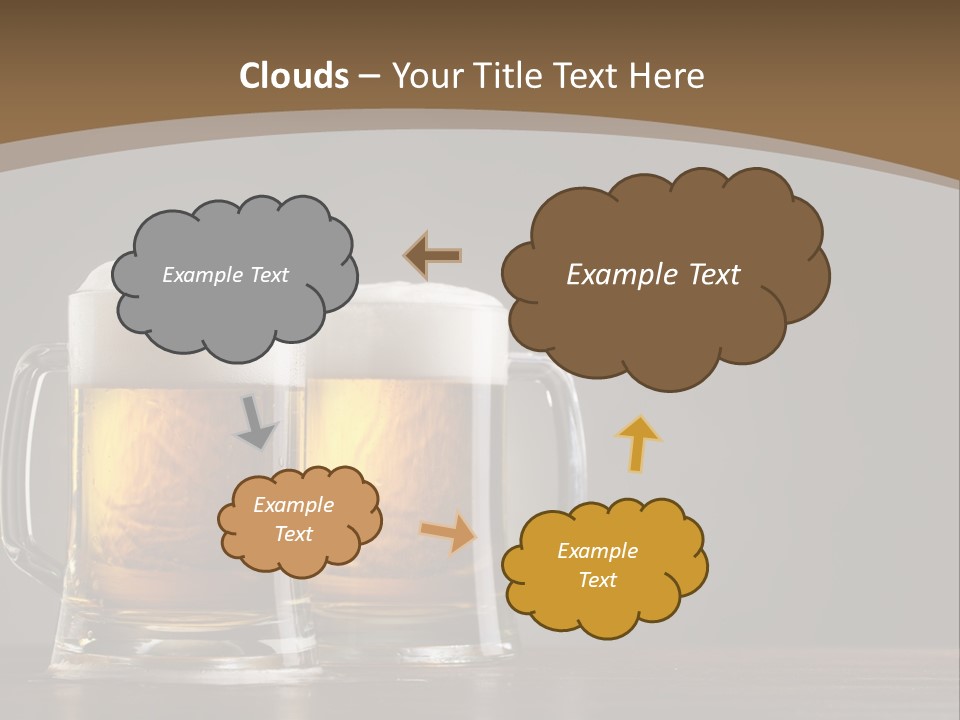 Foam Close Jug PowerPoint Template