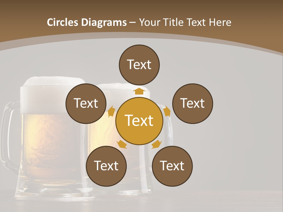 Foam Close Jug PowerPoint Template