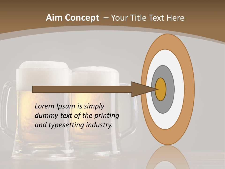 Foam Close Jug PowerPoint Template