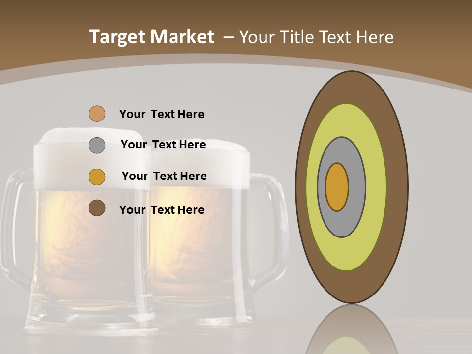 Foam Close Jug PowerPoint Template