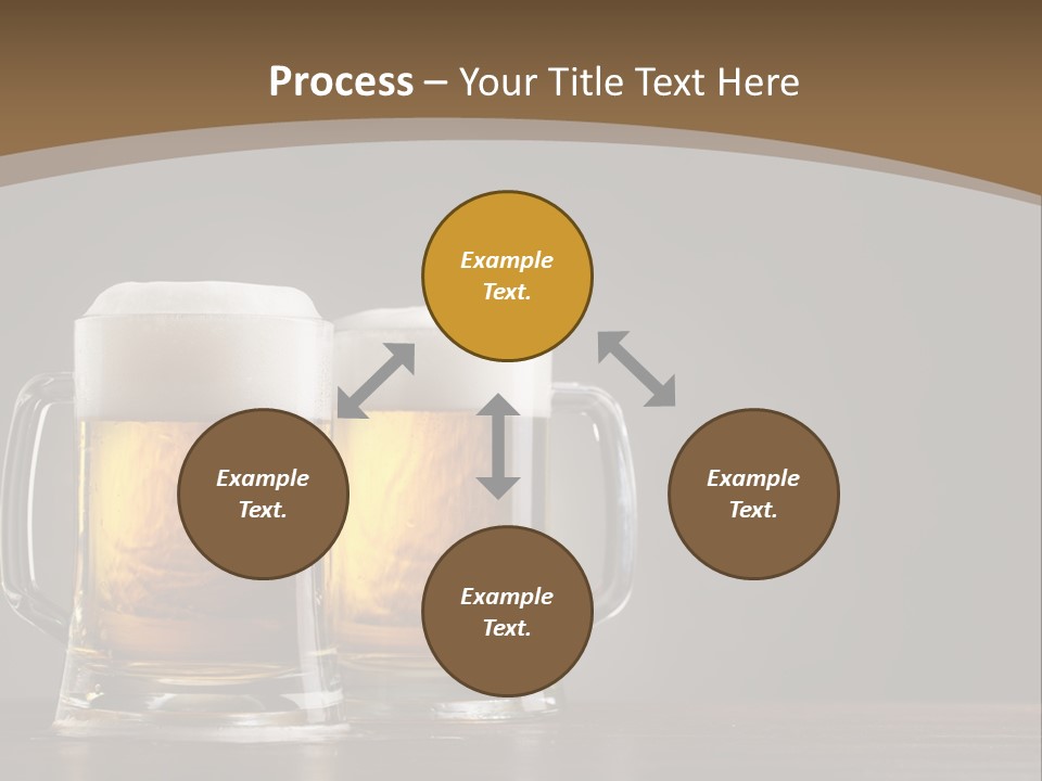Foam Close Jug PowerPoint Template