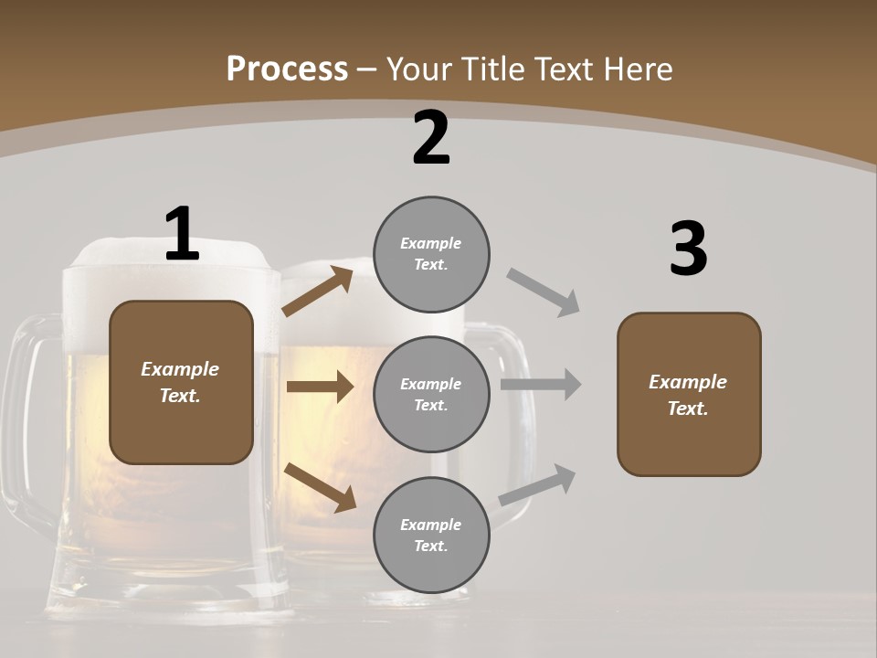 Foam Close Jug PowerPoint Template