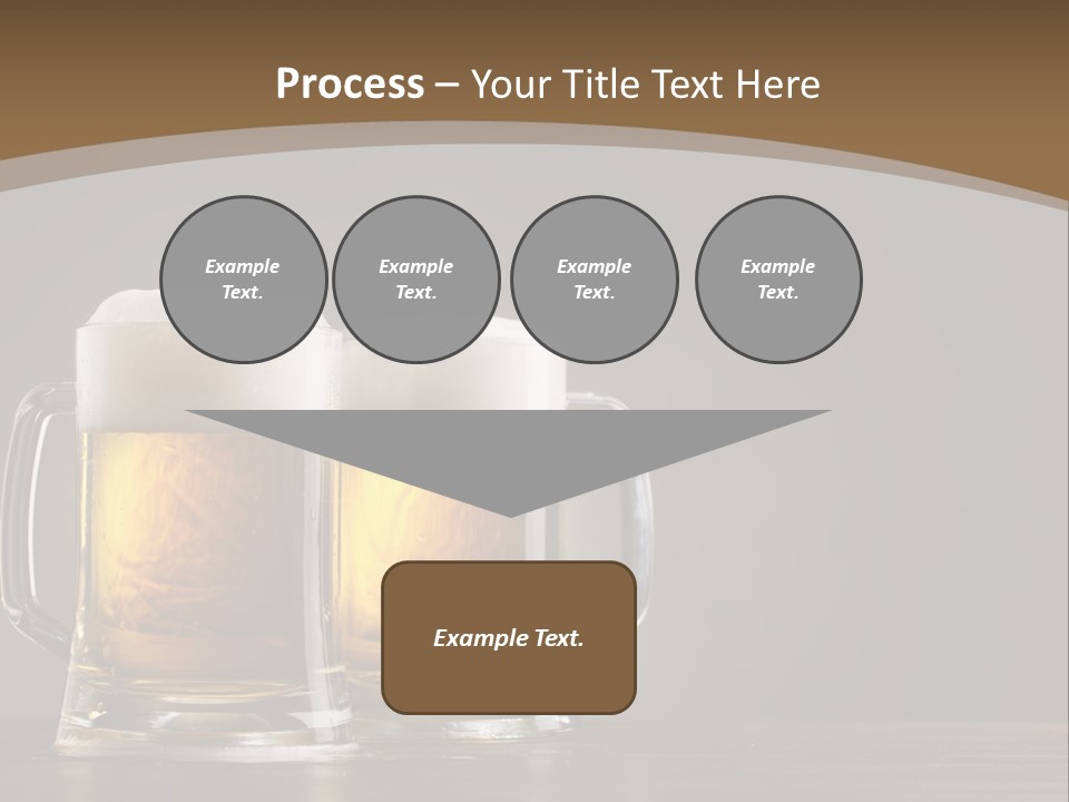Foam Close Jug PowerPoint Template