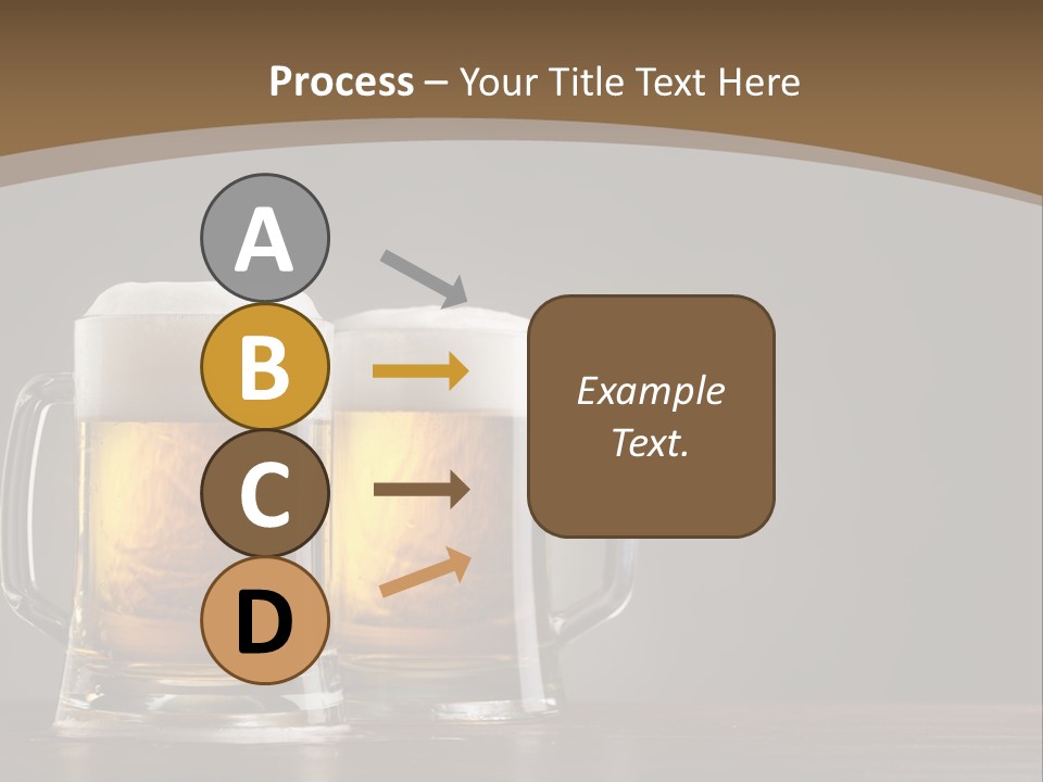 Foam Close Jug PowerPoint Template