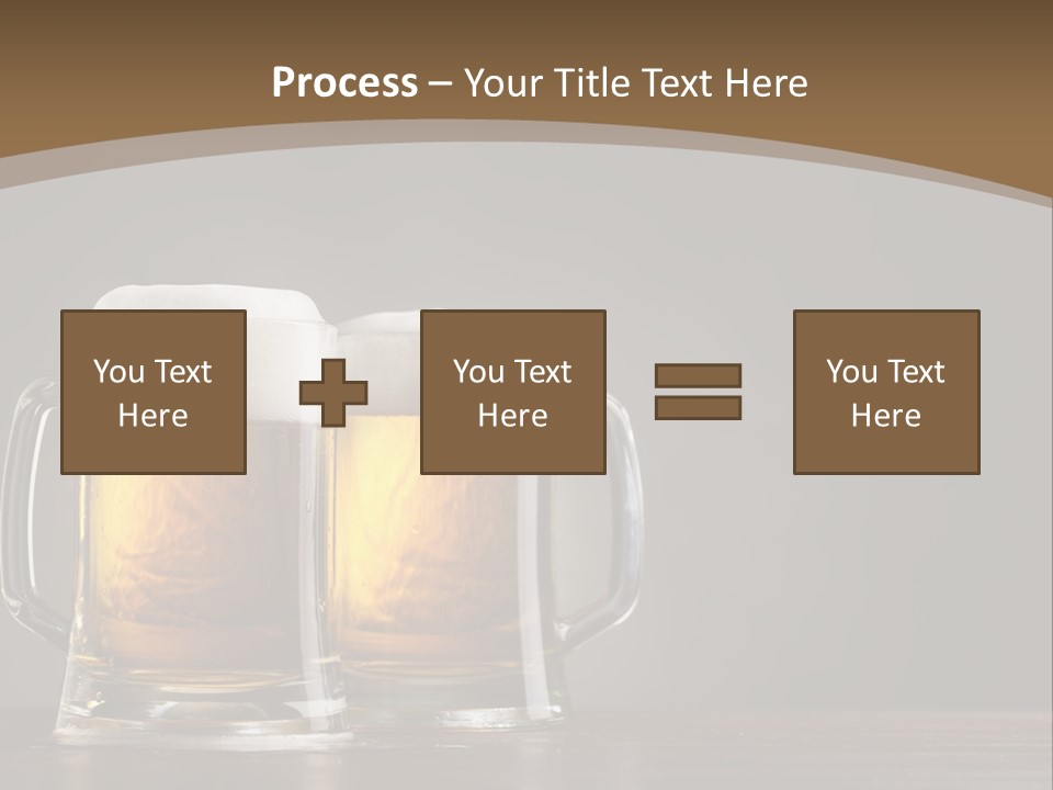 Foam Close Jug PowerPoint Template