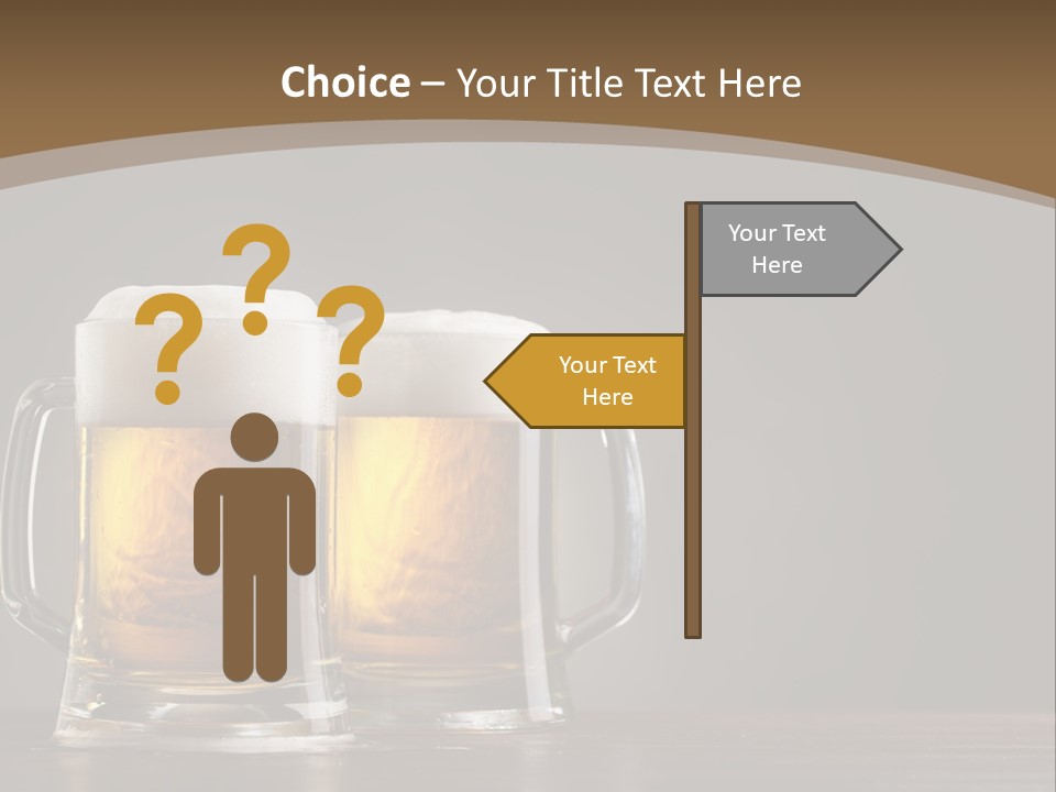 Foam Close Jug PowerPoint Template