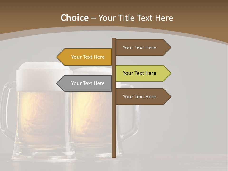 Foam Close Jug PowerPoint Template