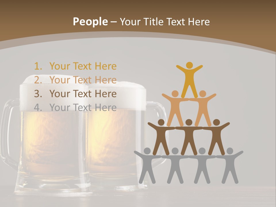 Foam Close Jug PowerPoint Template