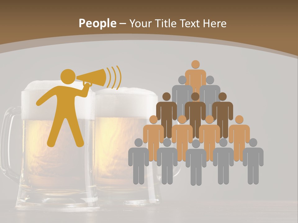 Foam Close Jug PowerPoint Template