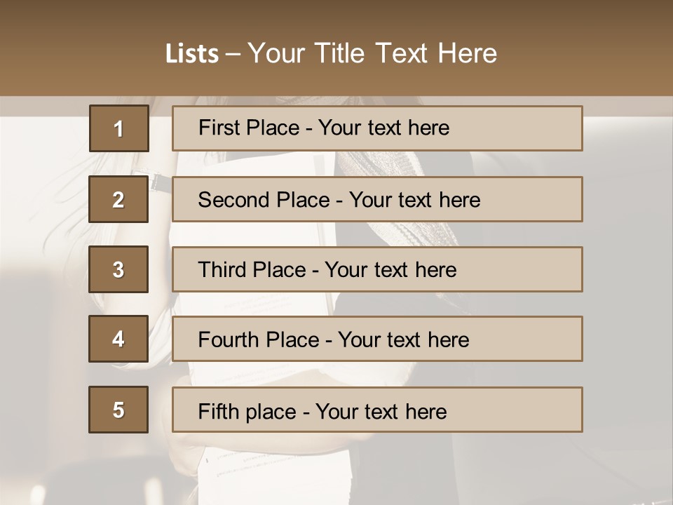 Outdoor Success Sky PowerPoint Template