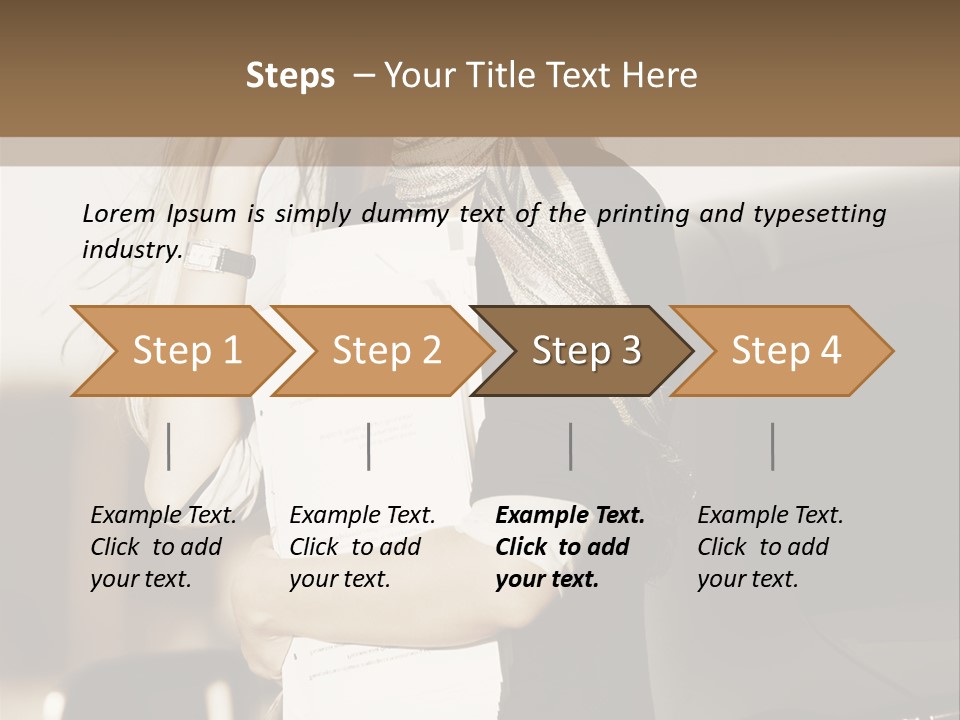 Outdoor Success Sky PowerPoint Template