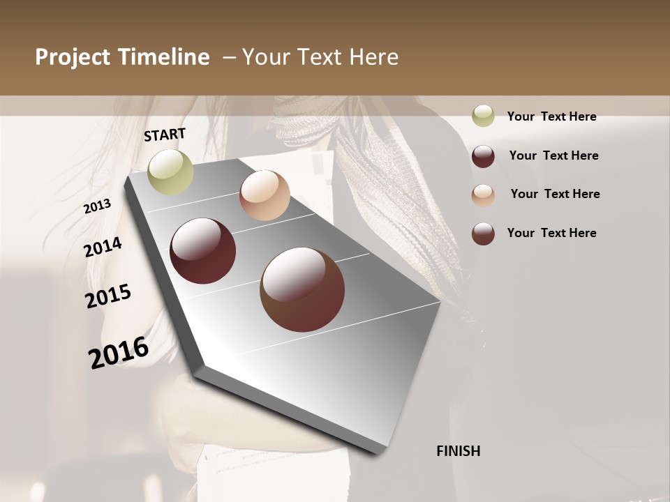 Outdoor Success Sky PowerPoint Template