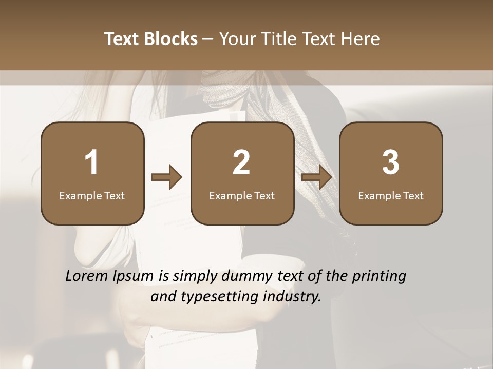 Outdoor Success Sky PowerPoint Template