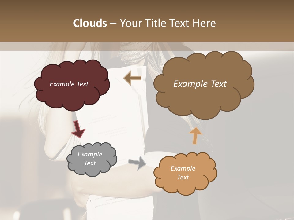 Outdoor Success Sky PowerPoint Template