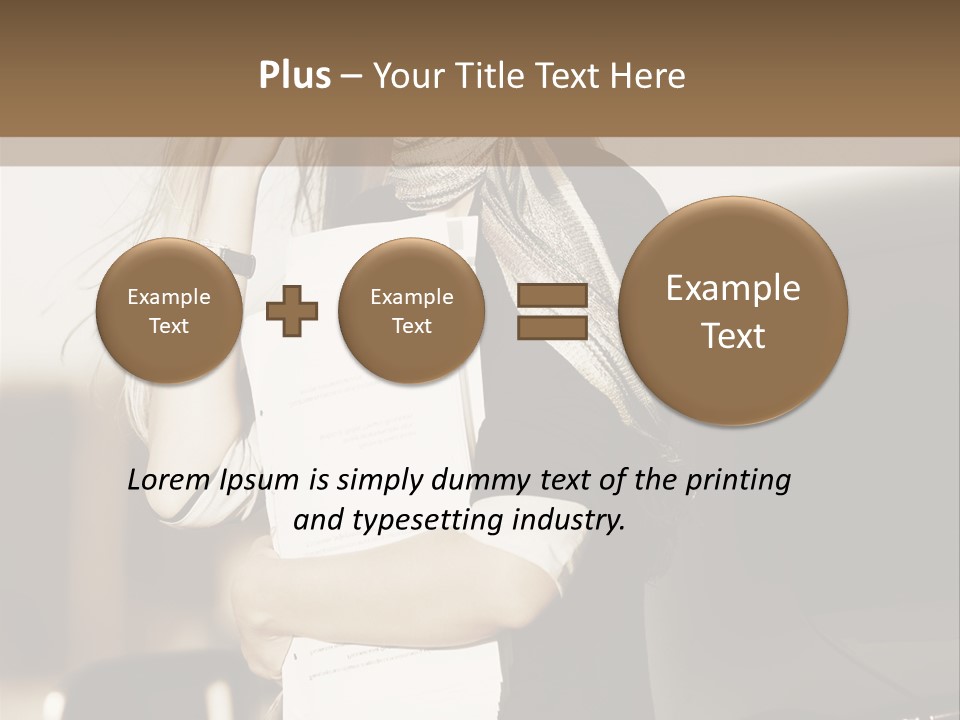 Outdoor Success Sky PowerPoint Template