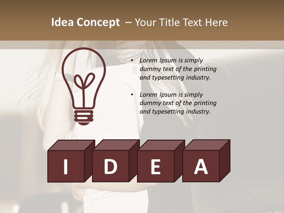 Outdoor Success Sky PowerPoint Template