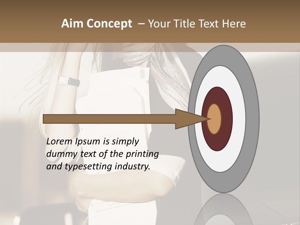 Outdoor Success Sky PowerPoint Template