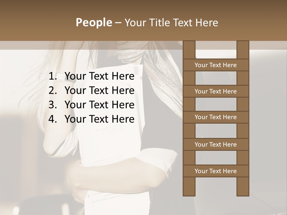 Outdoor Success Sky PowerPoint Template