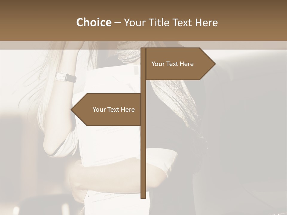 Outdoor Success Sky PowerPoint Template