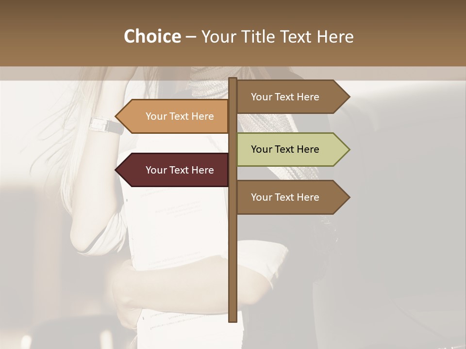 Outdoor Success Sky PowerPoint Template