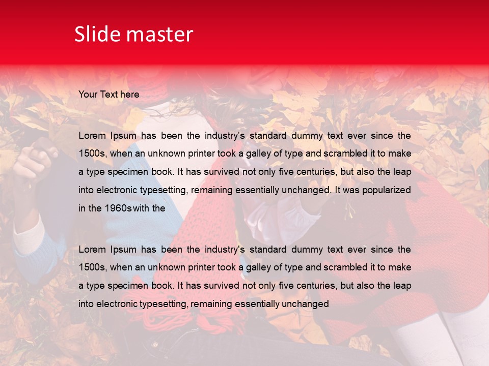 Cheerful Orange September PowerPoint Template